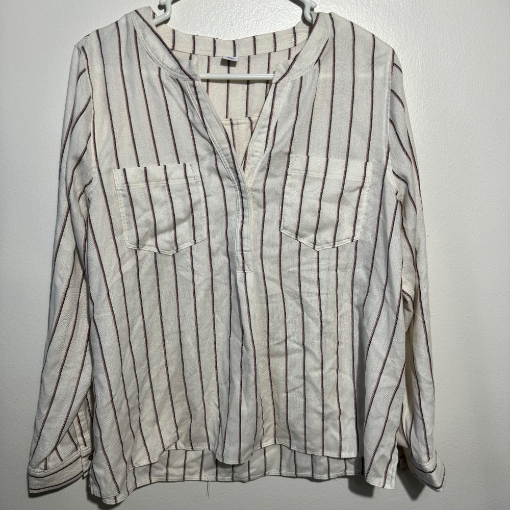 Old Navy Size L Striped Blouse